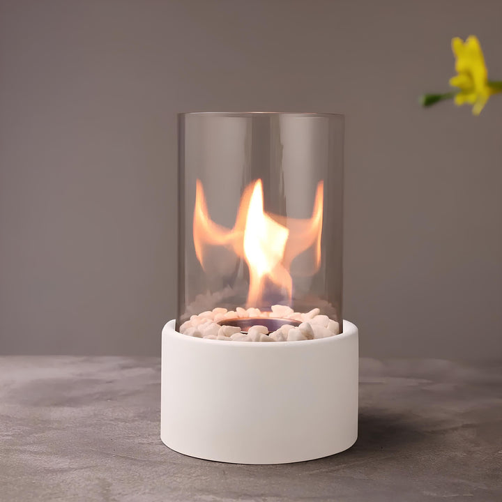 Klassisk olielampe med åben flamme - Lumora