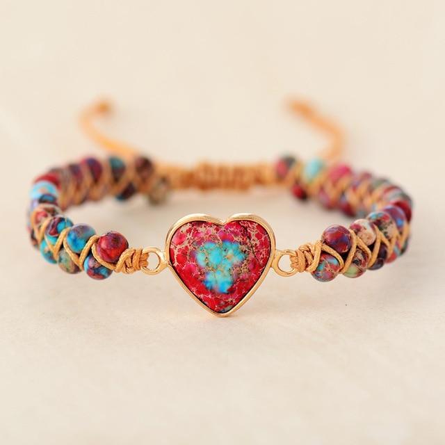 Liebesbånd Jaspis Armbånd - Amélie