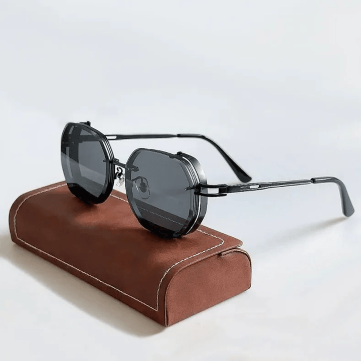 High-quality men's sunglasses with a noble frame – UrbanValence