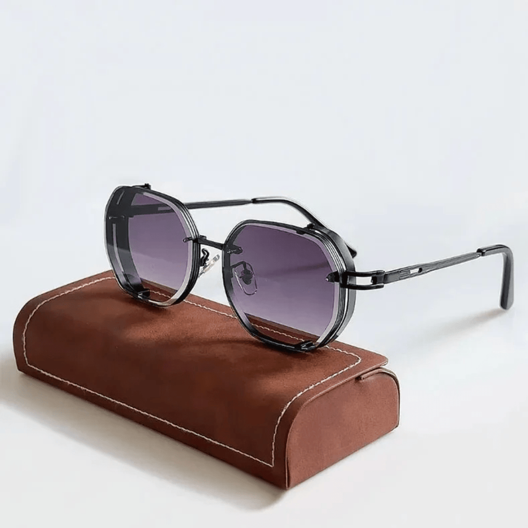 High-quality men's sunglasses with a noble frame – UrbanValence