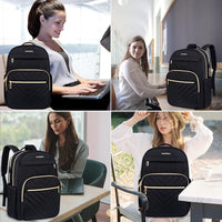 Lightweight Waterproof Laptop Backpack with USB Port – Compatible with 15.6"