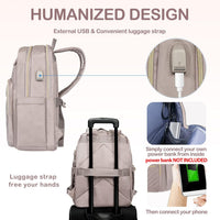 Lightweight Waterproof Laptop Backpack with USB Port – Compatible with 15.6"