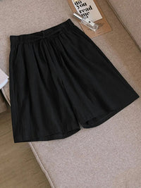 Comfortable & Airy Women's Cotton Shorts with Stretch Waist – Melina