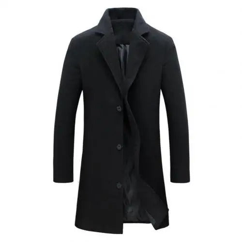 Abrigo de paño para hombre – otoño e invierno – Tomas