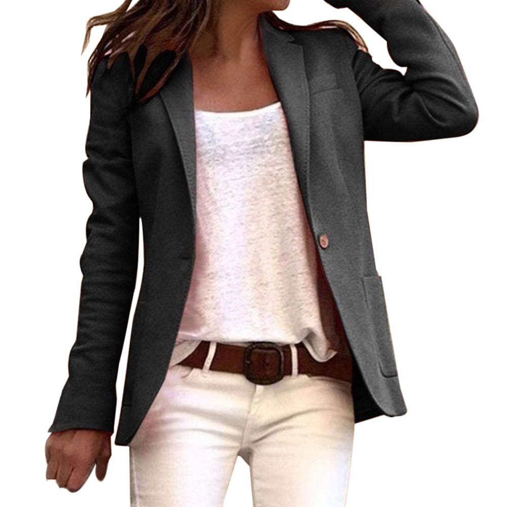 Light Women's Blazer with Notched Collar – Autumn Magic Maris