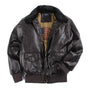 Vintage Leder-Motorradjacke für den Winter – Maxim