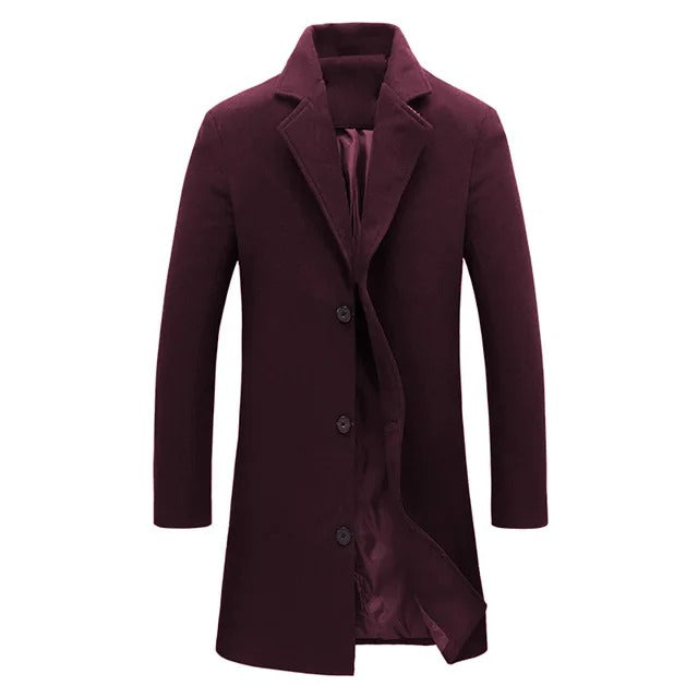 Abrigo de paño para hombre – otoño e invierno – Tomas