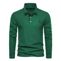 Classic Men's Long Sleeve Polo Shirt - Felix