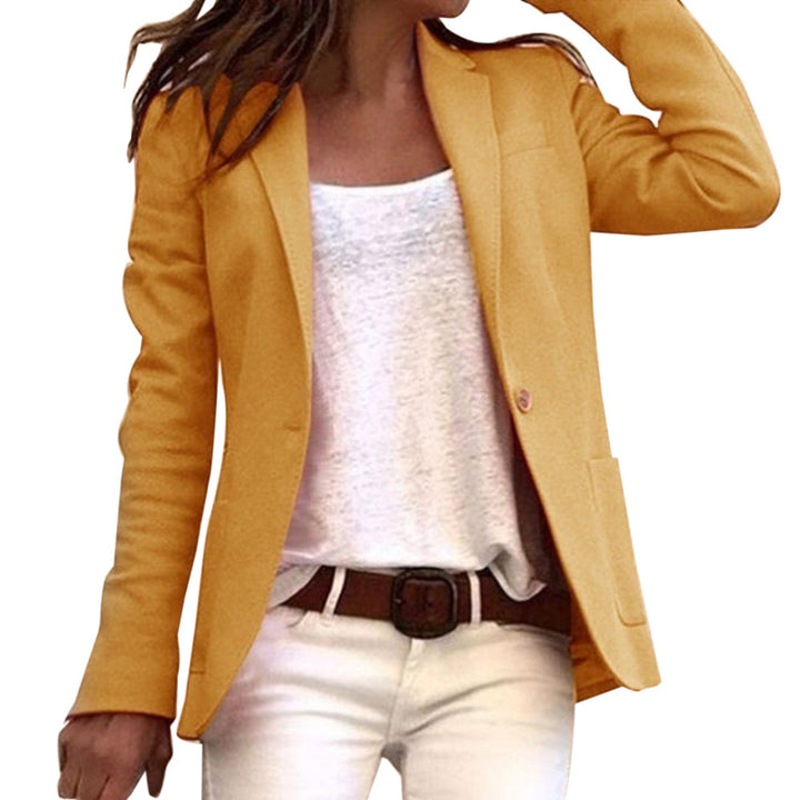 Light Women's Blazer with Notched Collar – Autumn Magic Maris