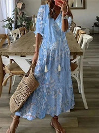 Langes Boho-Kleid - Luna