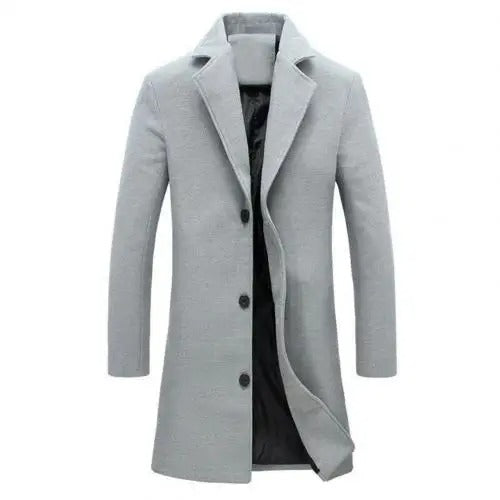 Abrigo de paño para hombre – otoño e invierno – Tomas