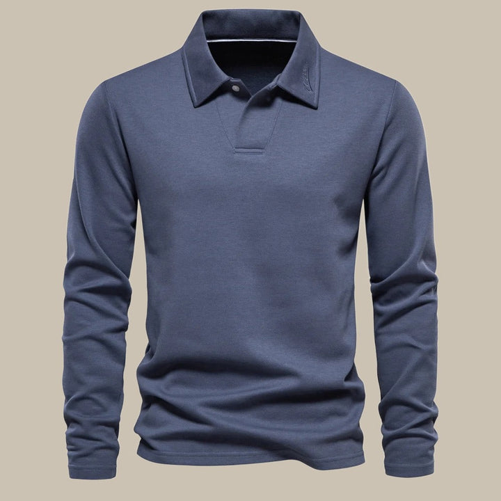 Classic men's long-sleeve polo - Ruben