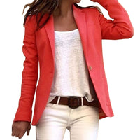 Light Women's Blazer with Notched Collar – Autumn Magic Maris