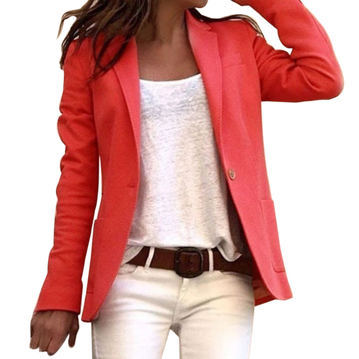 Light Women's Blazer with Notched Collar – Autumn Magic Maris