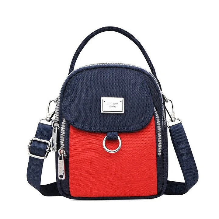 Bolso clásico de mujer con mucho espacio de almacenamiento - Celeste