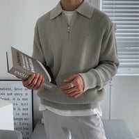 Men's Sweatshirt with Zipper Collar – Jonas