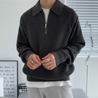 Men's Sweatshirt with Zipper Collar – Jonas