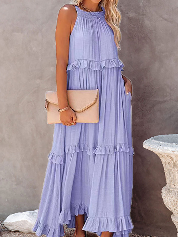 Sleeveless Maxi Dress with Bow Detail – Noor