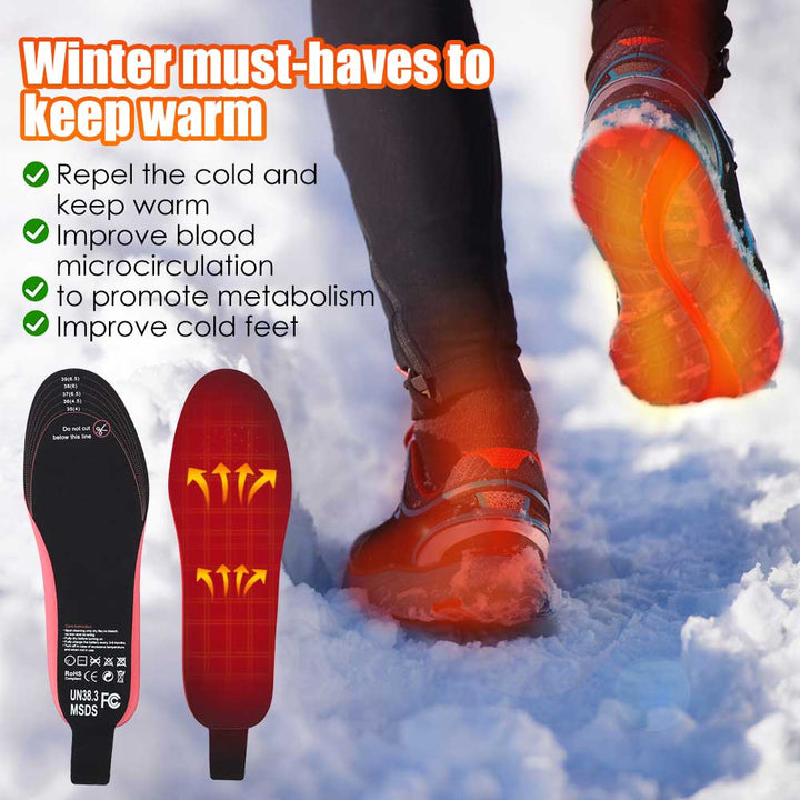 Rechargeable Heated Insoles - Aurora