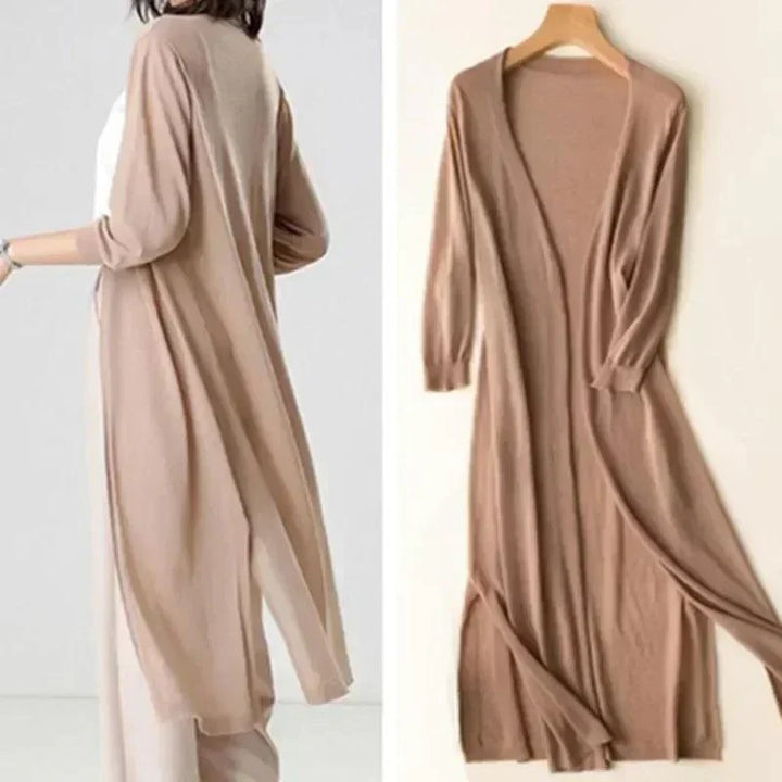 Women's long vest light and versatile – Fernanda