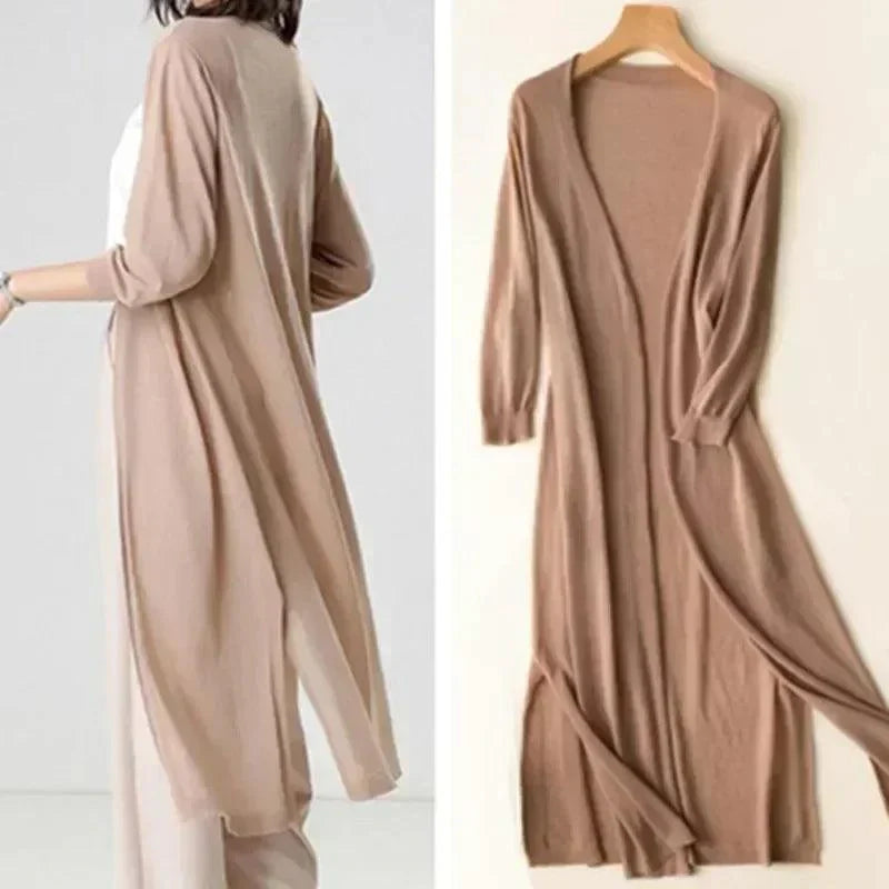Women's long vest light and versatile – Fernanda