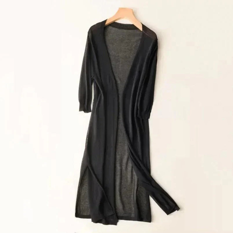 Women's long vest light and versatile – Fernanda