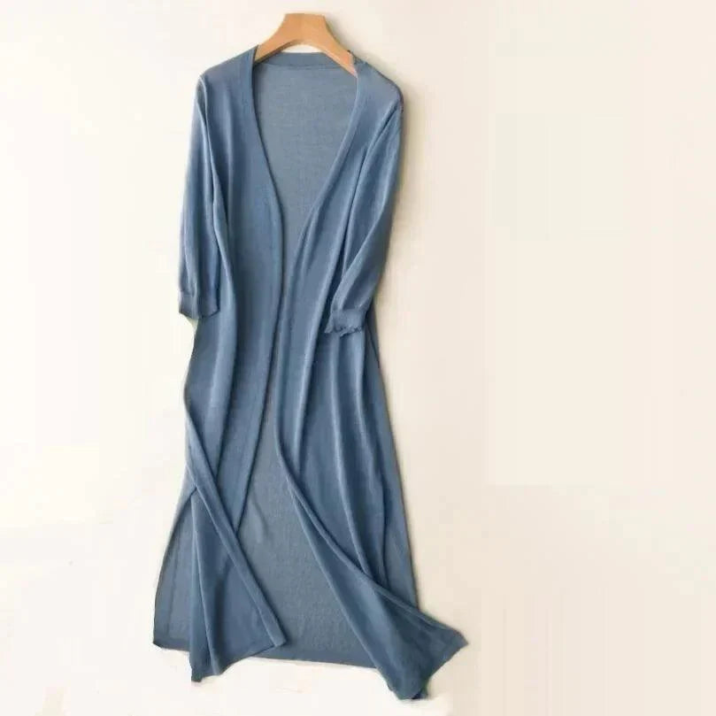 Women's long vest light and versatile – Fernanda