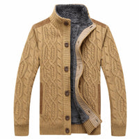 Men's cardigan with warm lining – Tobias