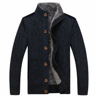 Men's cardigan with warm lining – Tobias