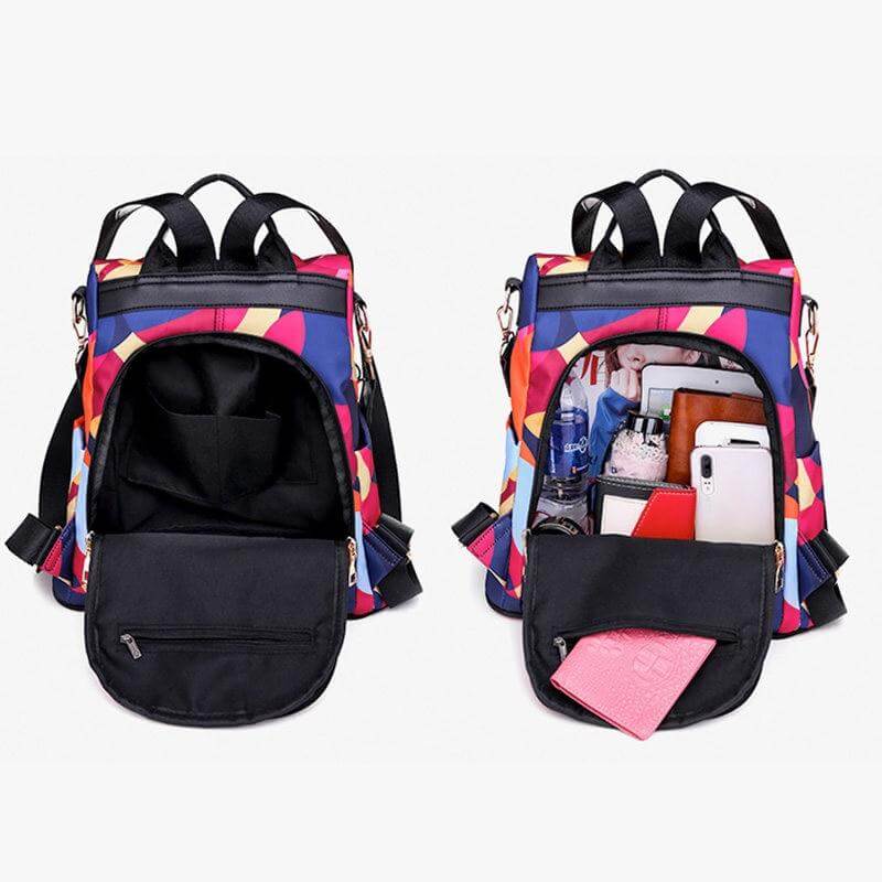 Waterproof Anti-Theft Women's Backpack with Multiple Compartments – Autumn Magic SafeHold