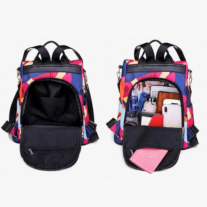 Waterproof Anti-Theft Women's Backpack with Multiple Compartments – Autumn Magic SafeHold