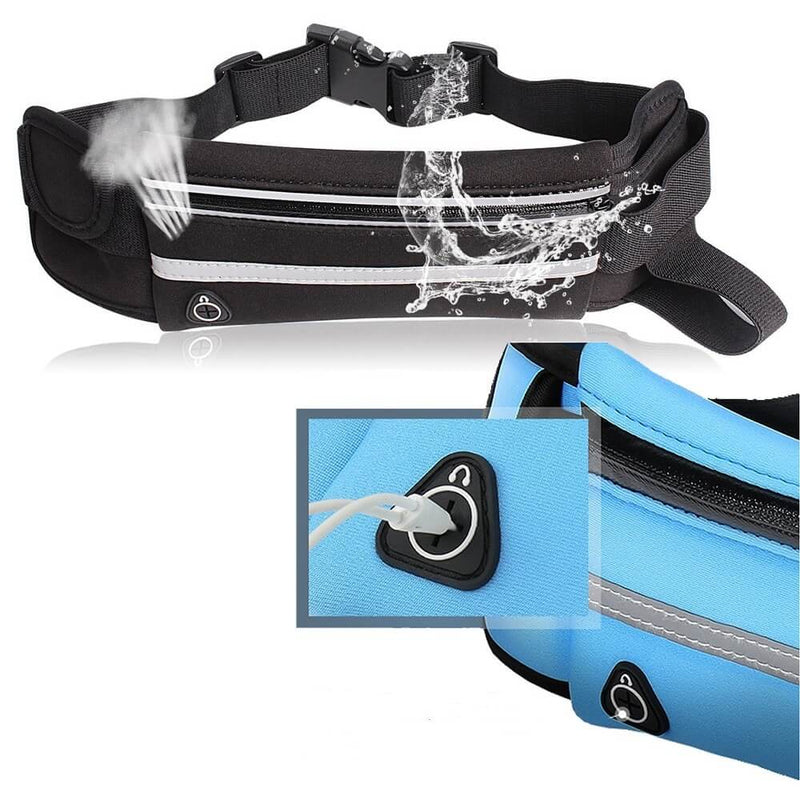 Water-resistant Running Belt – 1+1 FREE Fitness and Travel Bag