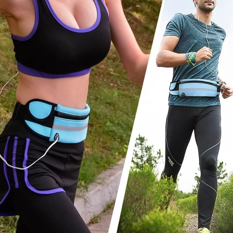 Water-resistant Running Belt – 1+1 FREE Fitness and Travel Bag