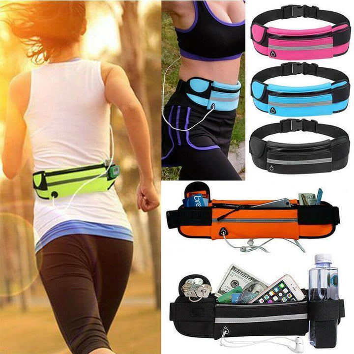 Water-resistant Running Belt – 1+1 FREE Fitness and Travel Bag