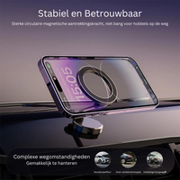 Magnetisk mobilholder med metallbase – GripMount (1+1 GRATIS)