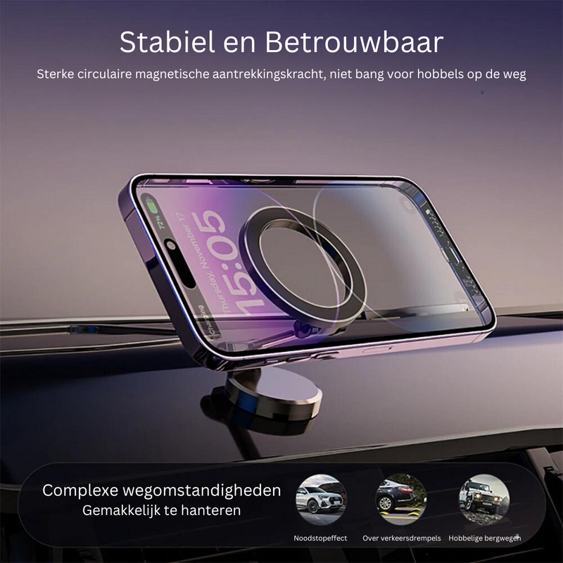 Magnetisk mobilholder med metallbase – GripMount (1+1 GRATIS)
