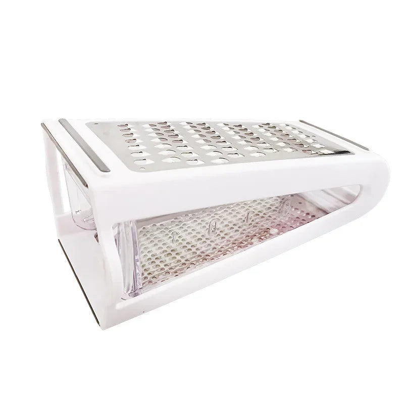 Double-sided kitchen grater with collection container - GratoRasp
