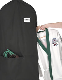 Wasserabweisende Kleiderhülle mit Reißverschluss und Zubehörfach – Kaufe 1, Erhalte 1 GRATIS