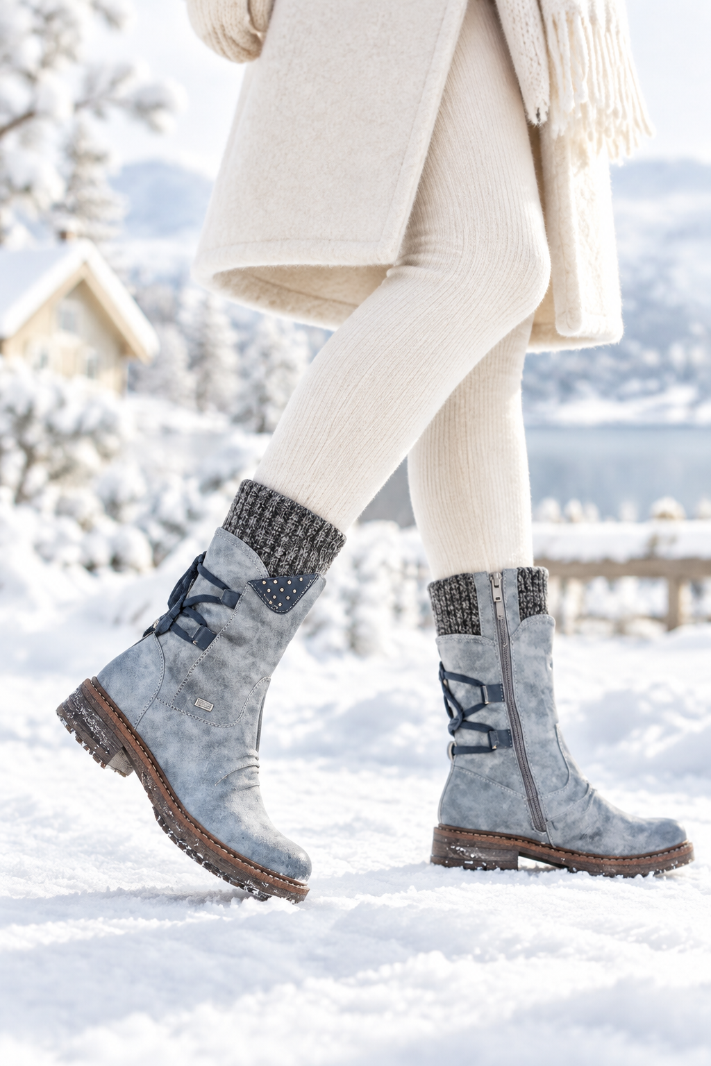 Damen-Winterstiefel für Herbst und Winter – Sienna