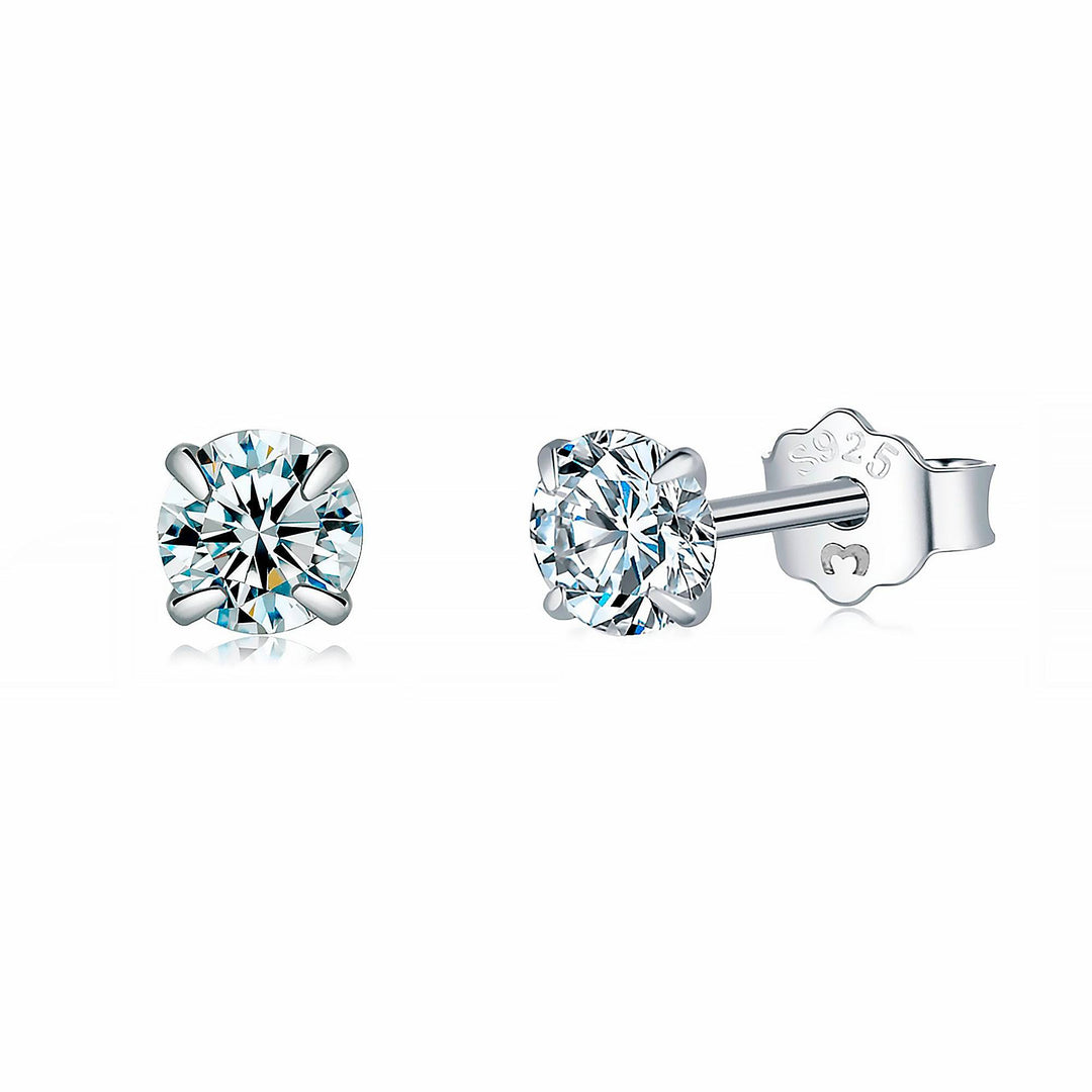 Small Cubic Zirconia Earrings - Lynette