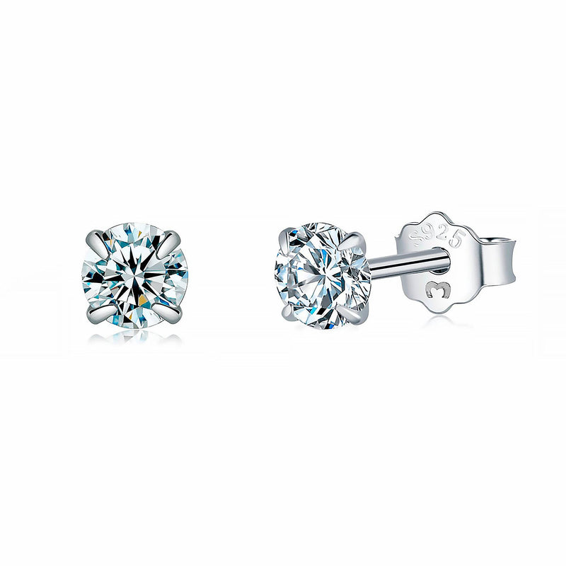 Small Cubic Zirconia Earrings - Lynette