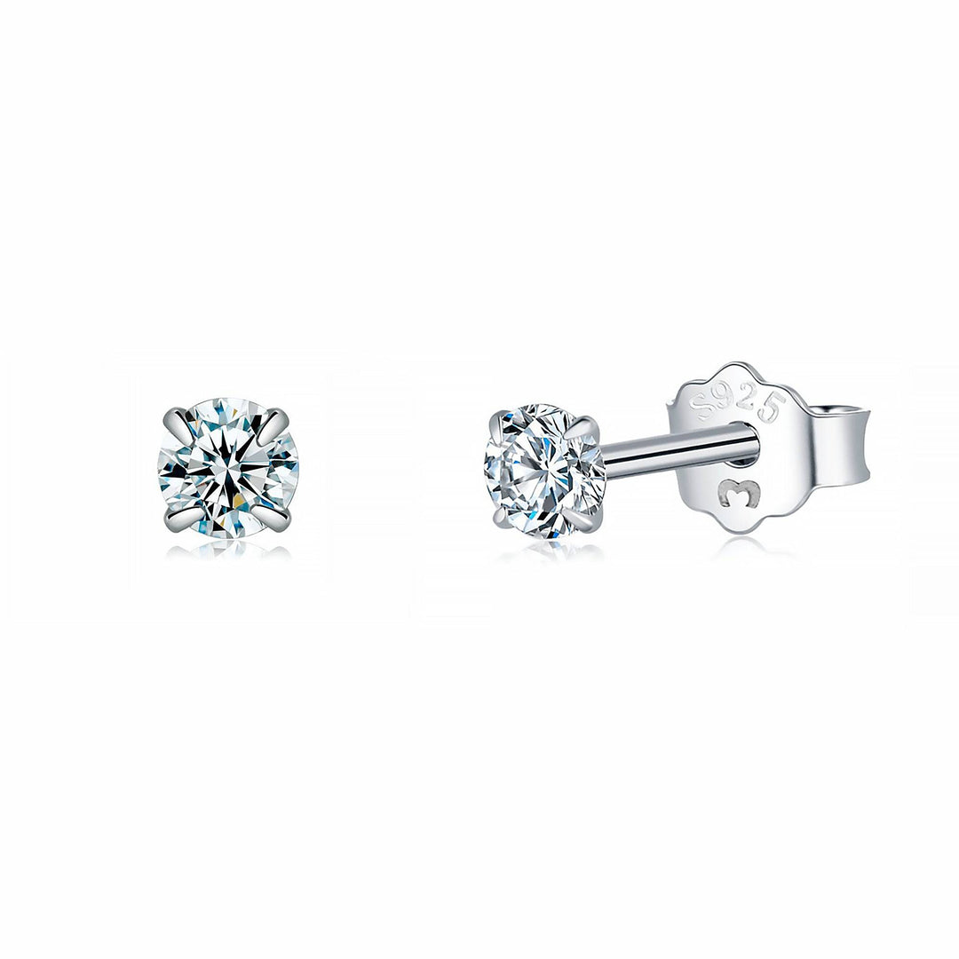 Small Cubic Zirconia Earrings - Lynette