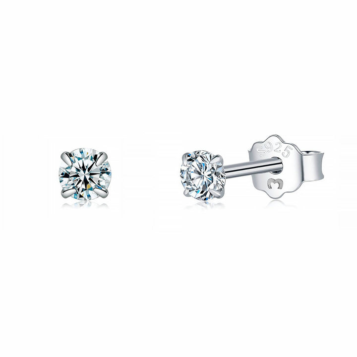 Small Cubic Zirconia Earrings - Lynette