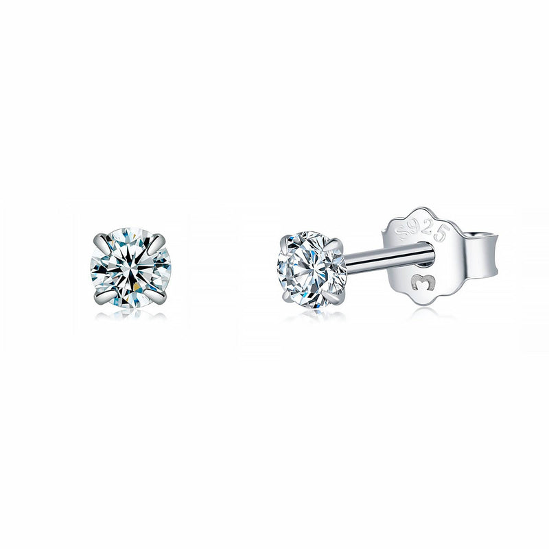 Small Cubic Zirconia Earrings - Lynette