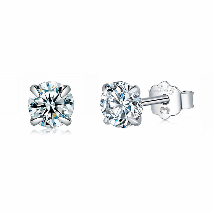 Small Cubic Zirconia Earrings - Lynette