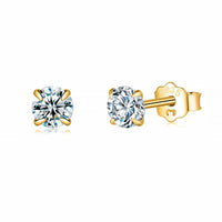 Small Cubic Zirconia Earrings - Lynette