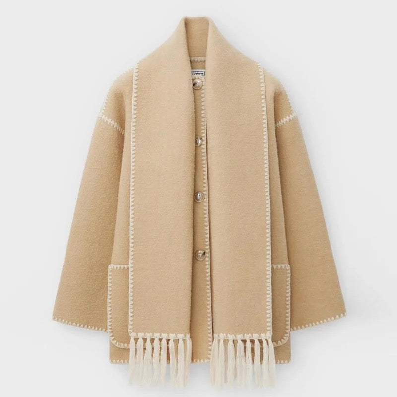 Women's long wool coat for autumn – Amelie