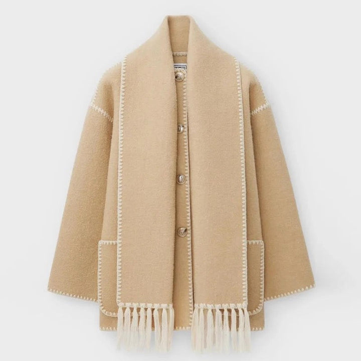 Women's long wool coat for autumn – Amelie