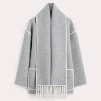 Women's long wool coat for autumn – Amelie