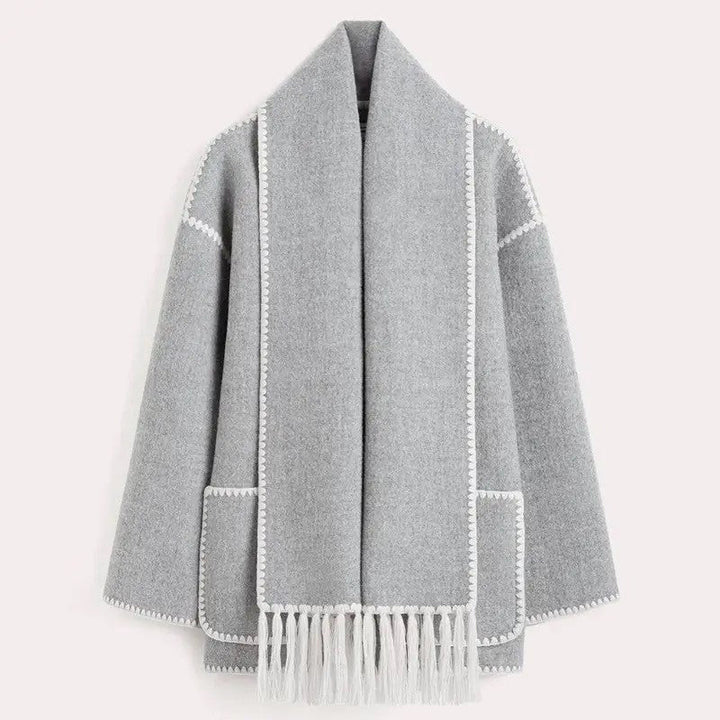 Women's long wool coat for autumn – Amelie